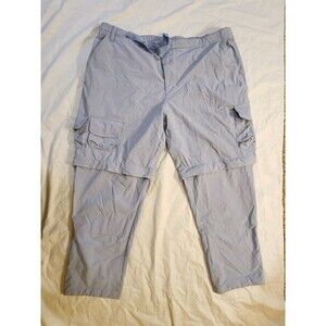 Adidas ADICROSS  Zip-Off/Convertible Cargo Pants (Light Blue) 2XL